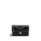 Chanel Small Classic Double Flap Bag Caviar Black SHW