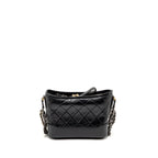 Chanel Small Gabrielle Hobo Bag calfskin Black Multicolor hardware