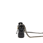 Chanel Small Gabrielle Hobo Bag calfskin Black Multicolor hardware