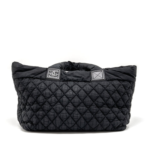 Chanel Cocoon Travel Tote bag Nylon/Canvas Black SHW