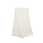 Chanel Letter Muffler/Scarf Cashmere/Polyamide silver/white