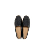 Chanel Size 36 Espadrilles Lambskin Black