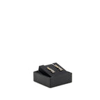 Chanel CC logo dropped earrings crystal silver/gold tone