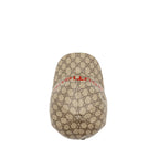 Gucci Size M Boutique Baseball Hat GG Monogram Canvas Beige/Red GHW