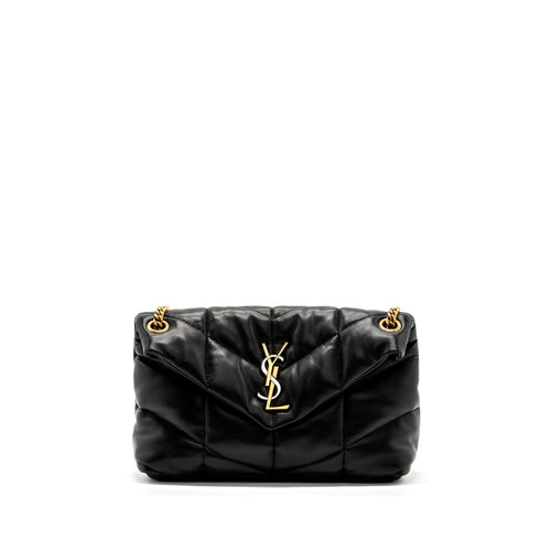 Saint Laurent/YSL Small Puffer Bag Nappa Black Multicolour Hardware