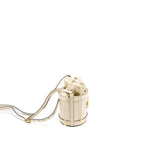 Gucci 1955 Horsebit Bucket Tote Bag Calfskin White GHW