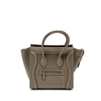 Celine Micro Luggage Bag Calfskin Grey