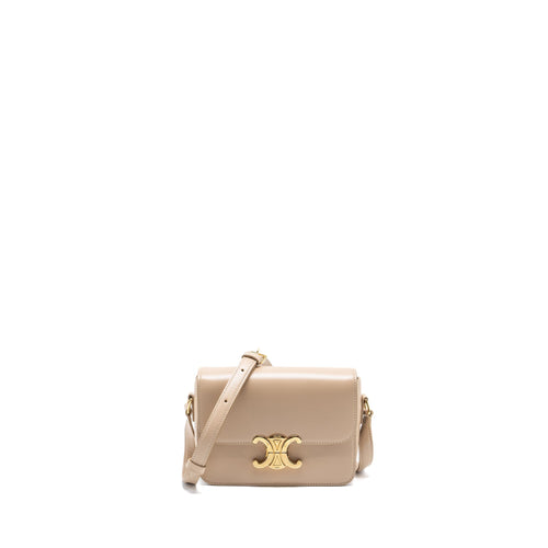 Celine Teen Triomphe Bag Calfskin Light Beige