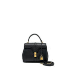 Celine Small 16 Bag Grained Calfskin Black