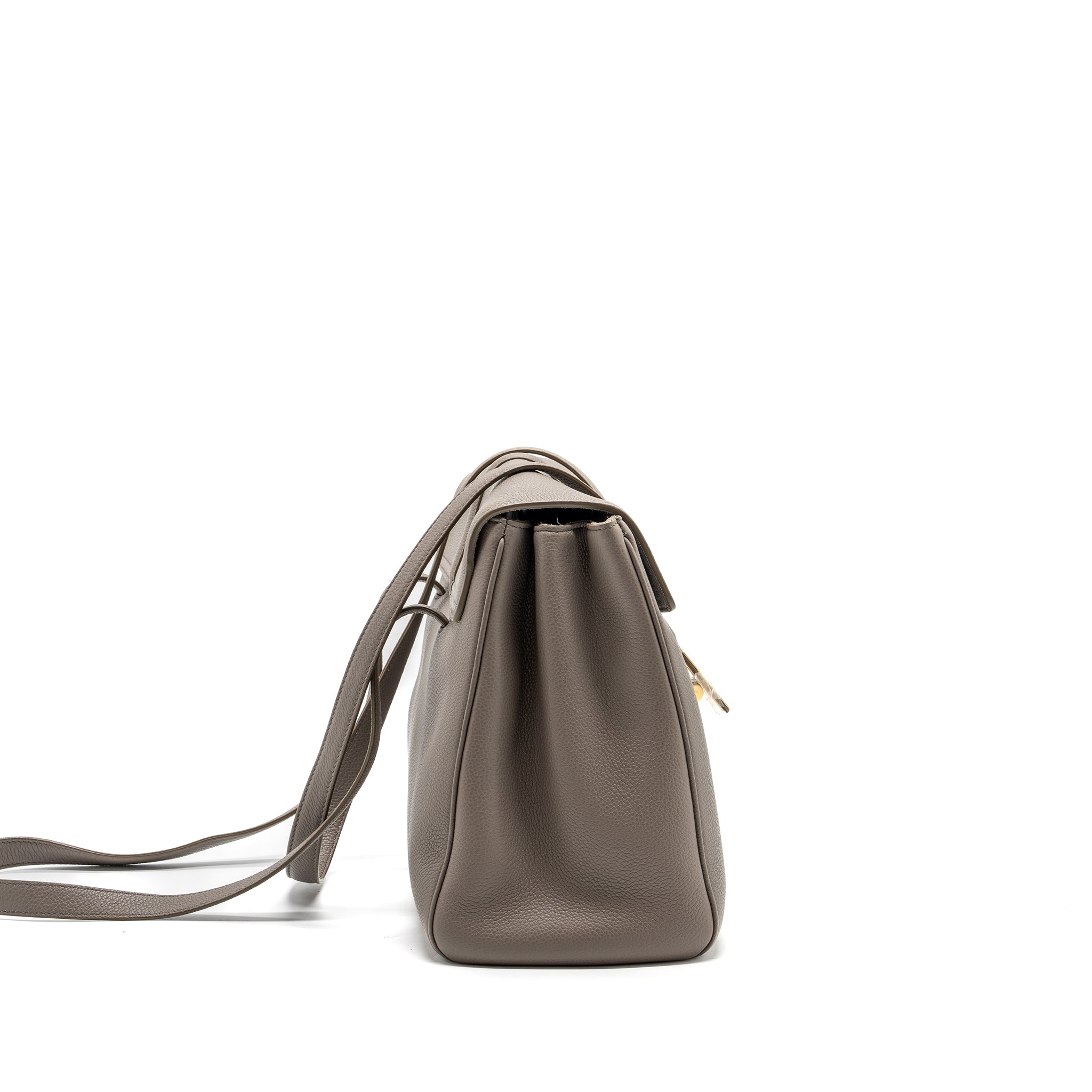 Celine Medium Soft 16 Bag Grained Calfskin Grey