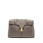 Celine Medium Soft 16 Bag Grained Calfskin Grey