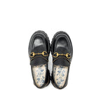 Gucci size 38 Jordan loafer calfskin black GHW