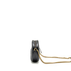Gucci GG Marmont Round Crossbody Bag Calfskin Black GHW