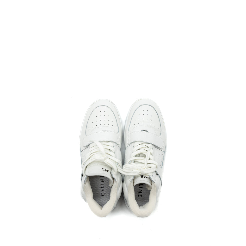 Celine Size 37 CT-02 Sneakers Calfskin White