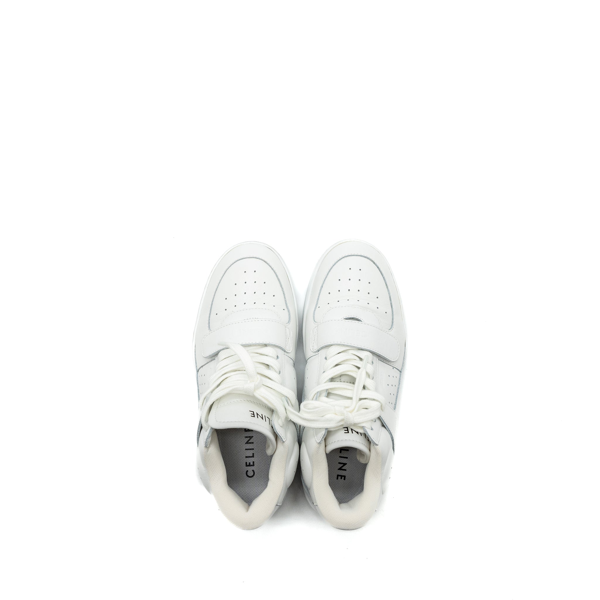 Celine Size 37 CT-02 Sneakers Calfskin White