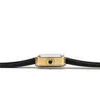 Chanel Premiere Ribbon Watch, Yellow gold / titanium, black lacquer dial