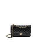 Chanel Medium Classic Double Flap Bag Caviar Black GHW (Microchip)