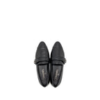 Chanel size 37.5 loafer lambskin black SHW