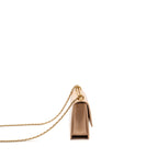 Chanel Gold Crush Flap Bag Calfskin Beige GHW (microchip)