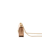 Chanel Gold Crush Flap Bag Calfskin Beige GHW (microchip)