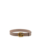 Gucci Size 95 2015 Re-Edition Wide Leather Belt Beige GHW