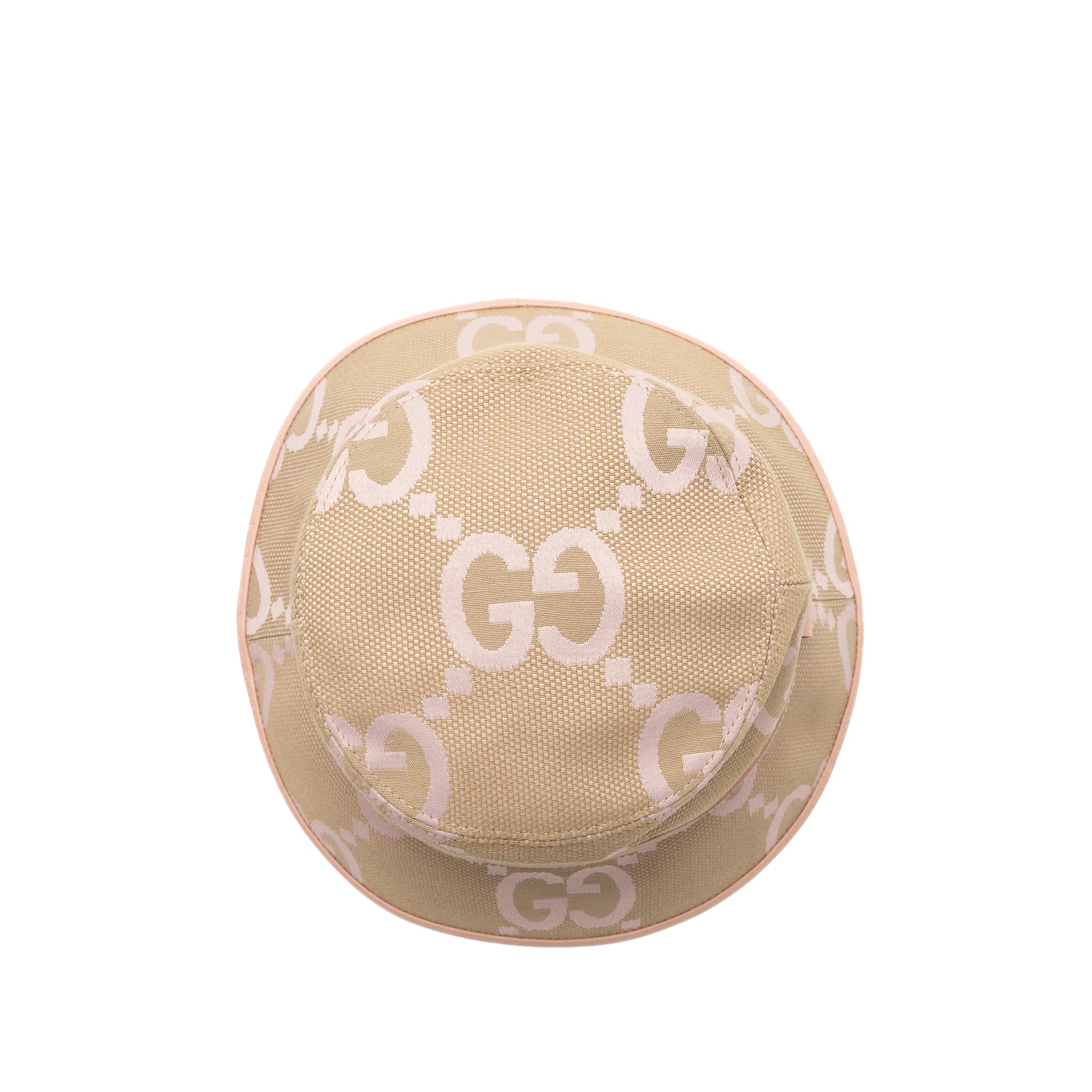 Gucci Size L Jumbo GG Bucket Hat Pink/Multicolour
