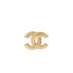 Chanel CC Logo Brooch Pearl Light Gold Tone
