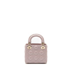Dior Mini Lady Dior Bag lambskin Light Pink LGHW