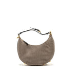 Fendi small fendigraphy bag fabric/ leather Beige/ multicolour GHW