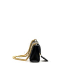 Gucci padlock chain bag calfskin black GHW