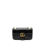 Gucci small marmont bag calfskin black GHW
