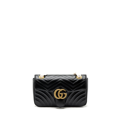 Gucci small marmont bag calfskin black GHW