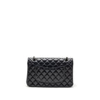 Chanel Medium Classic Double Flap Bag Lambskin Dark Blue SHW
