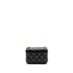 Chanel Coco Love Mini Flap Wallet with Chain Caviar Black GHW (Microchip)