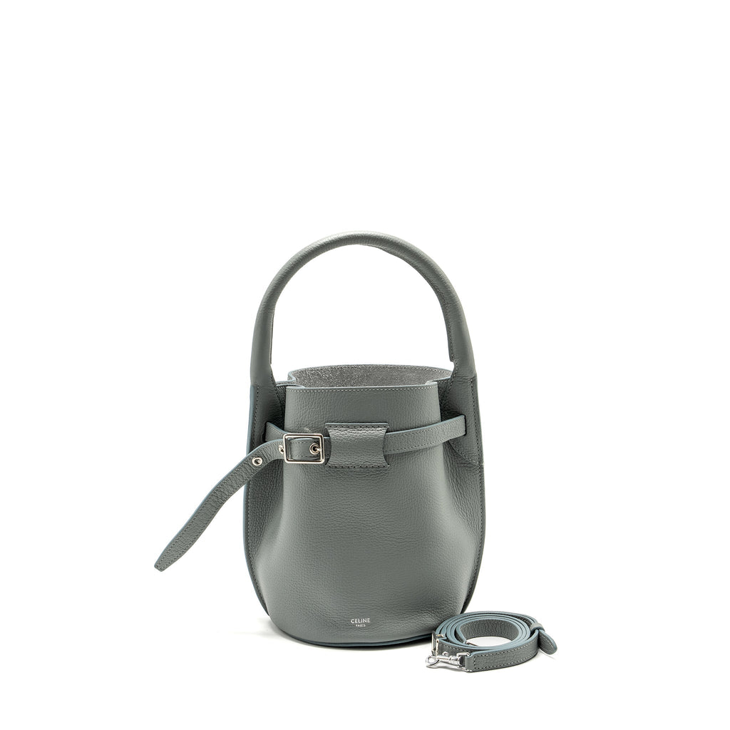Celine Nano Bucket Big Bag Grained Calfskin Storm