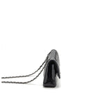 Chanel Medium Classic Double Flap Bag Lambskin Dark Blue SHW