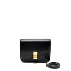 Celine medium classic box bag calfskin black