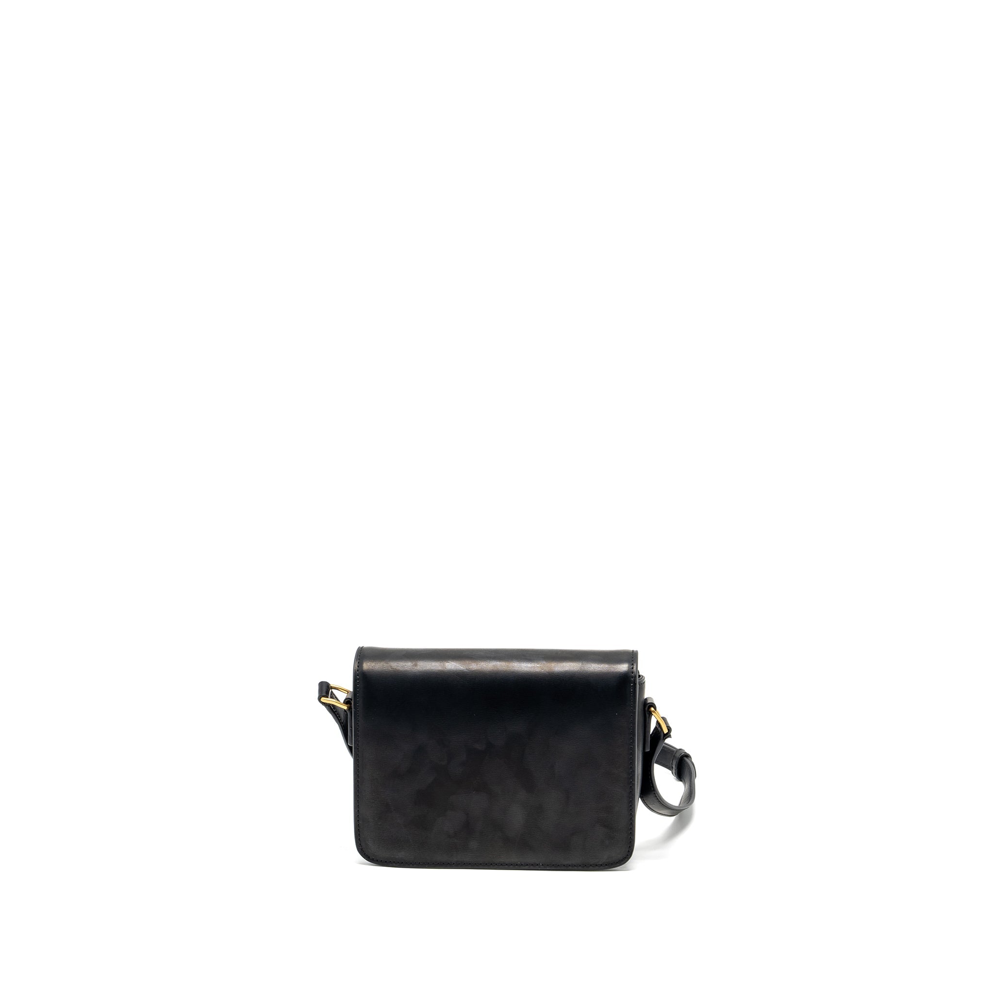 Celine Teen Triomphe Bag Calfskin Black
