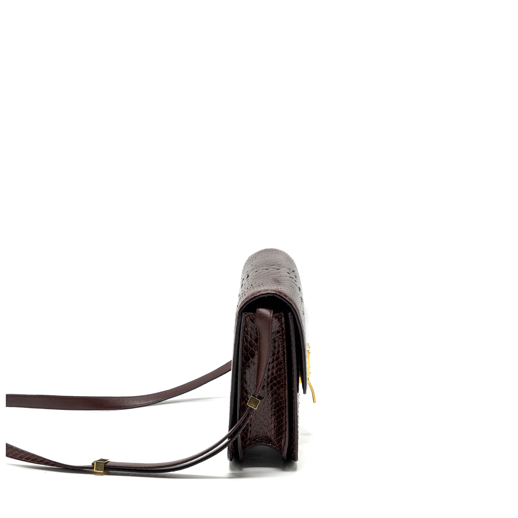 Celine medium classic box bag python burgundy