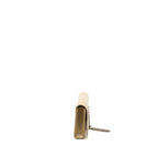 Saint Laurent Kate Clutch Croc Embossed Leather Beige SHW