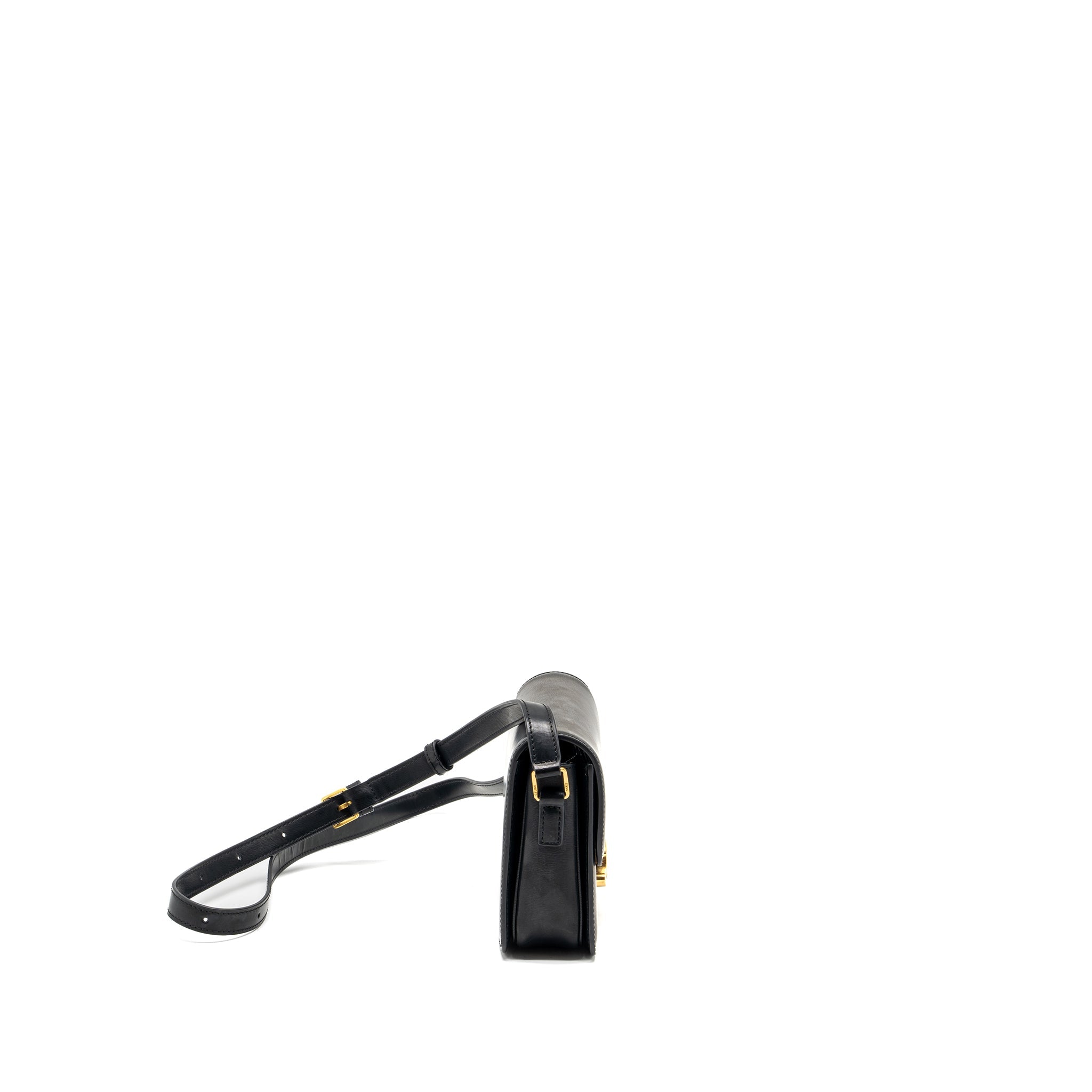 Celine Teen Triomphe Bag Calfskin Black