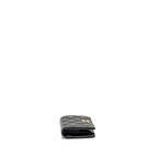 Chanel Detailed CC Logo Quilted Wallet Lambskin Black LGHW (Microchip)
