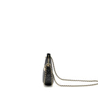 Chanel Small moon Hobo Bag Lambskin Black LGHW (Microchip)