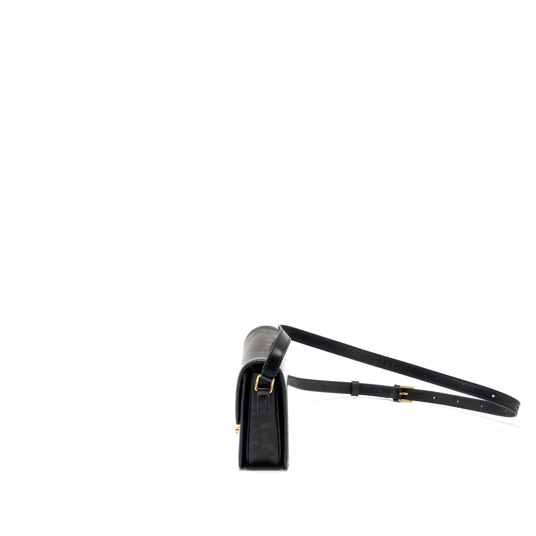 Celine Teen Triomphe Bag Calfskin Black