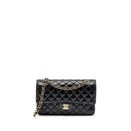 Chanel Medium Classic Double Flap Bag Caviar Black GHW