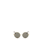 Chanel Round Sunglasses Metal Brown
