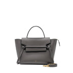 Celine Mini Belt Bag Grained Calfskin Dark Grey