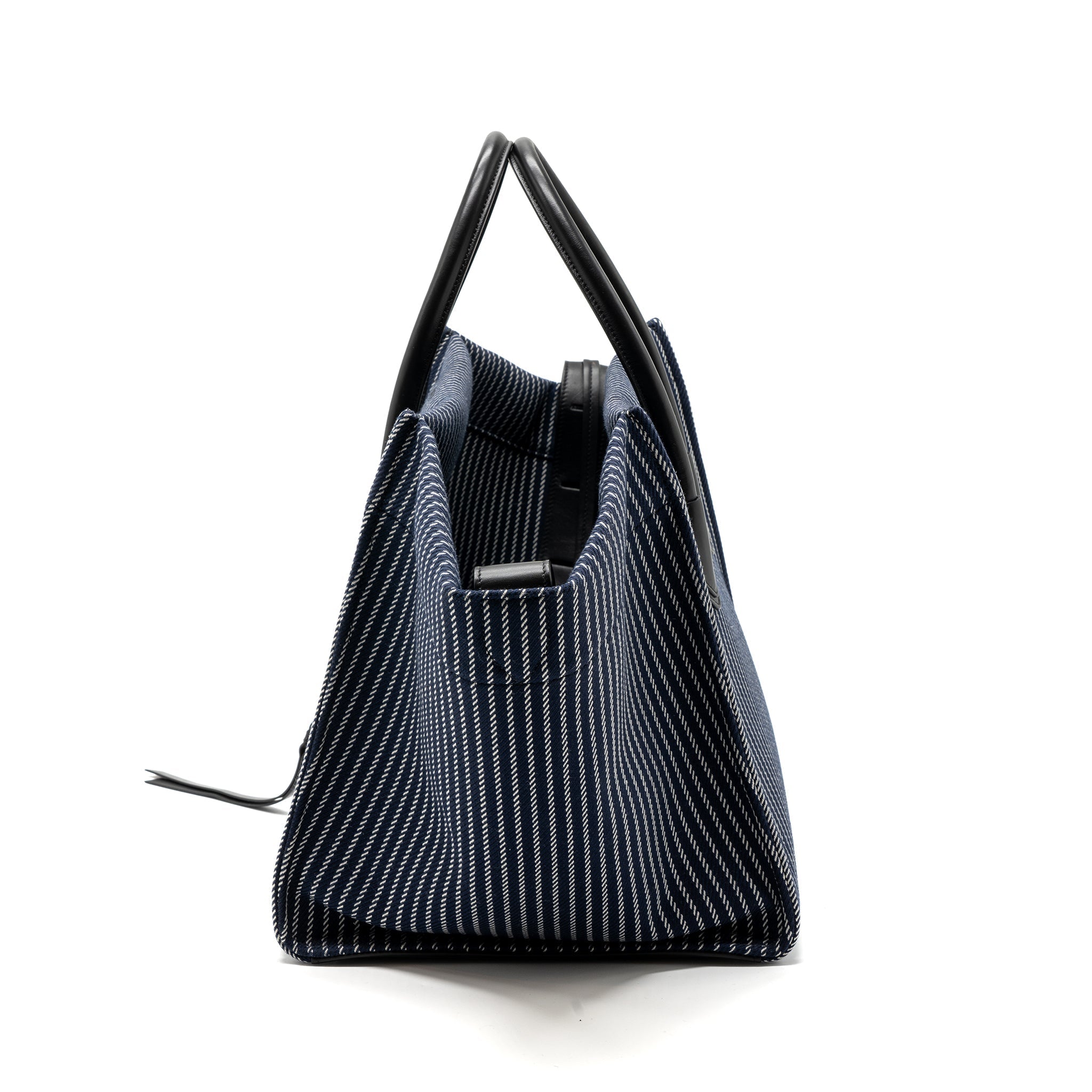 Celine phantom luggage bag canvas /  leather dark blue / black