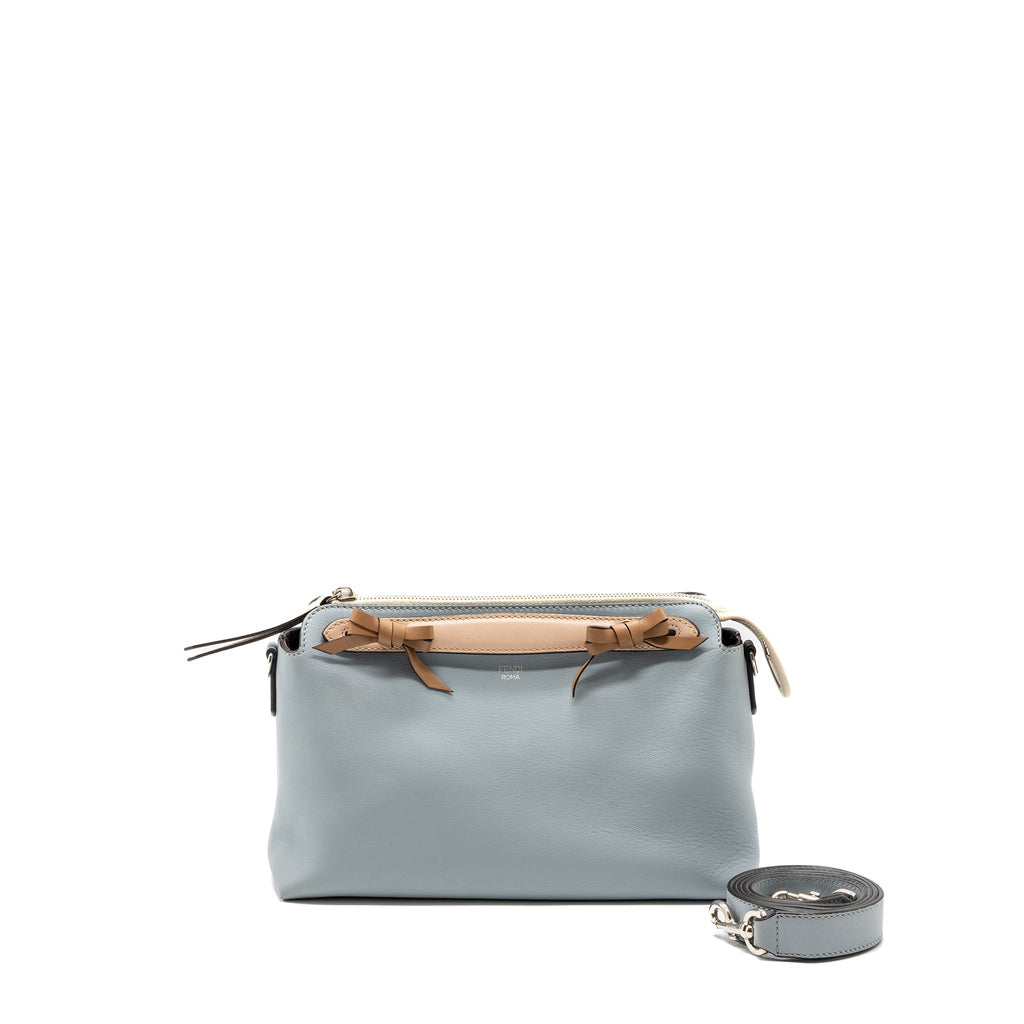Fendi by the way calfskin multicolour light blue / pink SHW