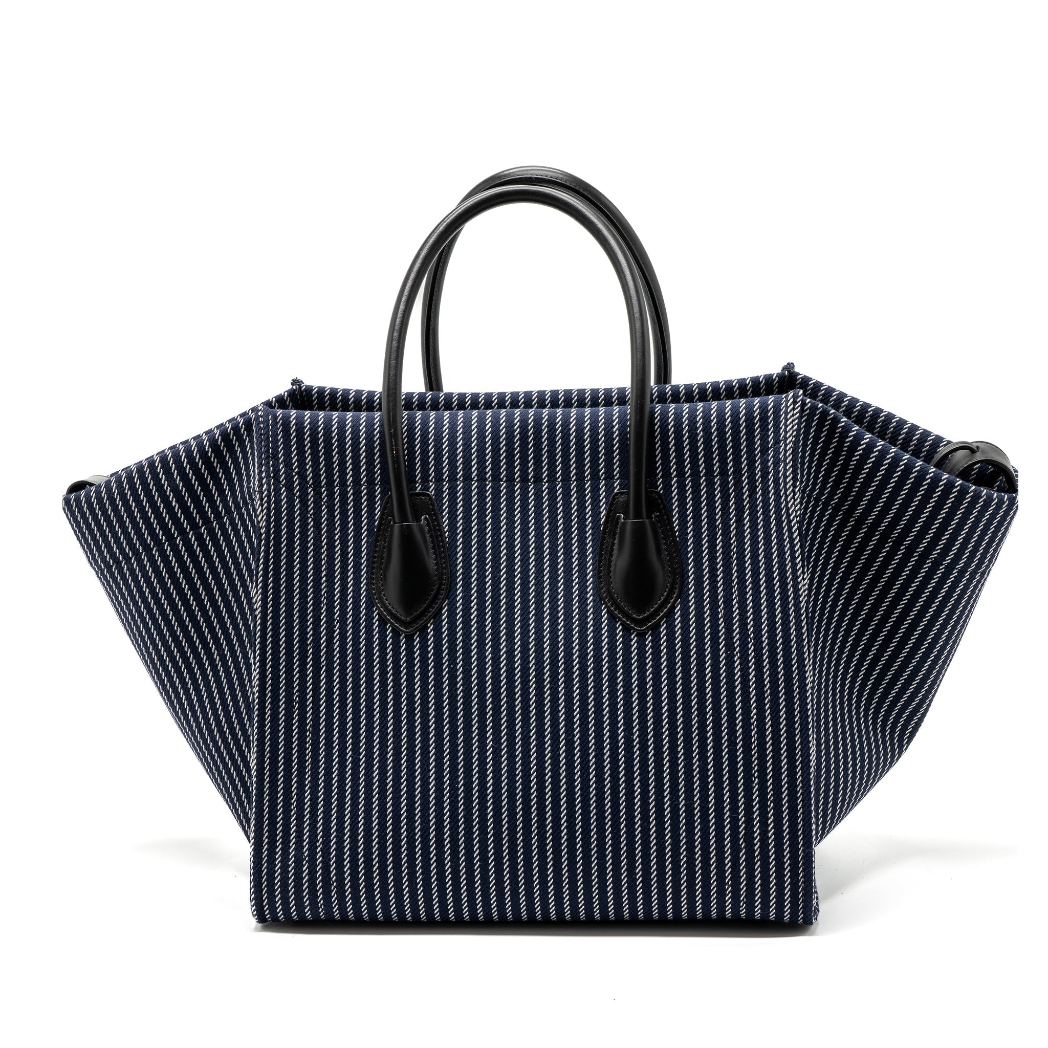 Celine phantom luggage bag canvas /  leather dark blue / black
